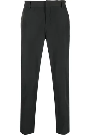 PT Torino Pantalones de vestir tapered con cierre oculto