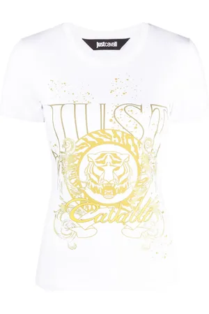 Roberto Cavalli Playera con motivo Tiger Head