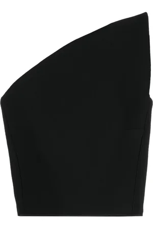 MATICEVSKI Top estilo corset asimétrico