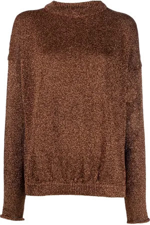 SEMICOUTURE Suéter con detalle lurex