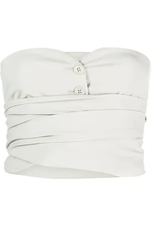 Serafini Top corto estilo strapless