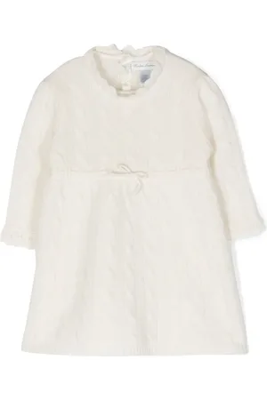 Ralph Lauren Vestido de cachemira en tejido de ochos