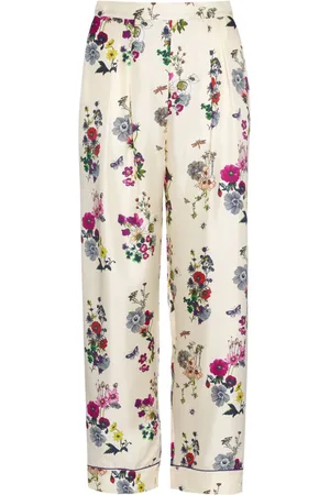 ERES Pantalones rectos con estampado floral