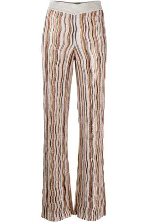 Missoni Pantalones acampanados bordado con lentejuelas