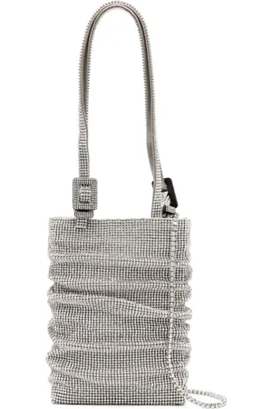 BENEDETTA BRUZZICHES Tote con detalles de strass
