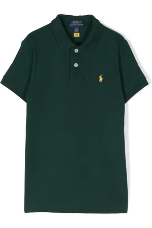 Ralph Lauren Playera tipo polo con logo bordado