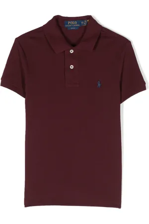 Ralph Lauren Playera tipo polo con logo bordado