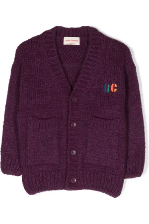 Bobo Choses Chamarra con logo bordado y botones