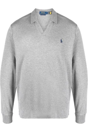 Ralph Lauren Playera tipo polo con logo bordado