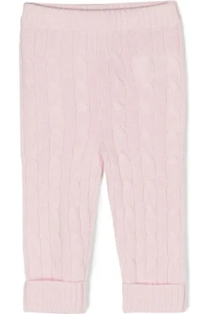 Ralph Lauren Leggins de cachemira en tejido de ochos