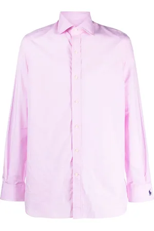 Ralph Lauren Camisa manga larga con logo bordado