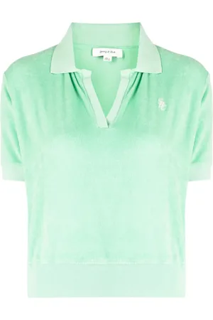 Sporty & Rich Playera tipo polo con logo bordado