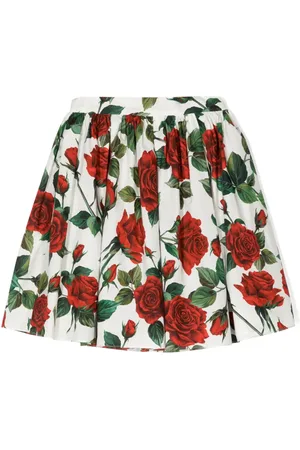 Dolce & Gabbana Falda plisada con estampado floral