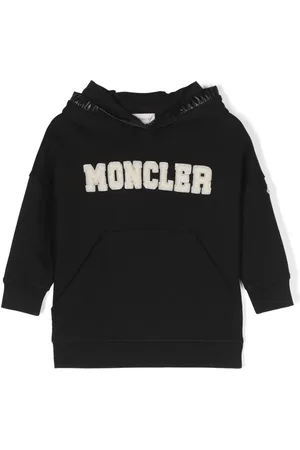 Moncler Vestido estilo sudadera con logo estampado