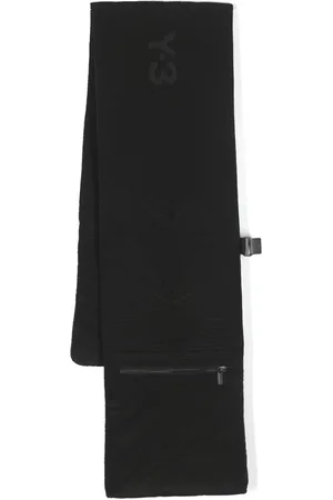 Y-3 Mascada con logo estampado
