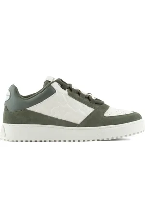 Emporio Armani Tenis altos con detalles del logo