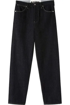 Jil Sander Jeans con costuras en contraste