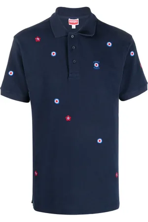Kenzo Camisa con motivo Target bordado