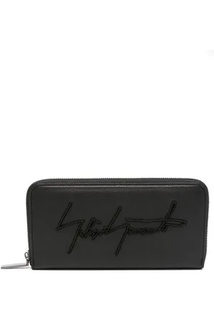 YOHJI YAMAMOTO Cartera con logo en relieve