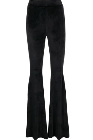 GCDS Pantalones acampanados de terciopelo