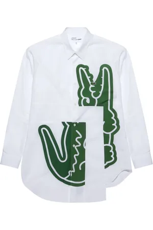 Comme des Garçons Camisa con logo bordado