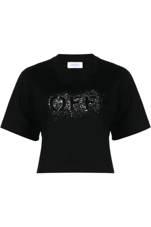 OFF-WHITE Playera con logo estampado