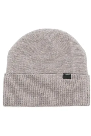 Woolrich Gorro de cachemira tejido de canalé