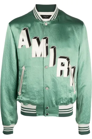 AMIRI Chamarra universitaria con logo bordado
