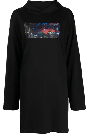 Maison Margiela Vestido con motivo de números