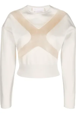 GENNY Suéter con panel transparente