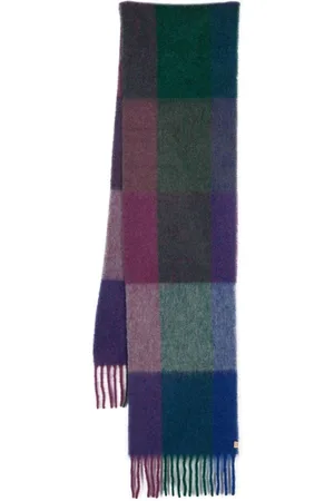 Woolrich Mascada con motivo de cuadros y flecos