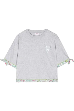 PUCCI Junior Playera con logo estampado