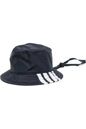 Thom Browne Gorro de pescador con logo estampado y cordones