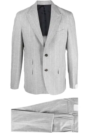 ELEVENTY Traje con motivo de rayas diplomáticas y botones