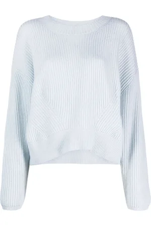 Allude Suéter de cachemira tejido de canalé