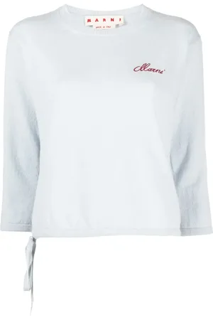 Marni Suéter de cachemira con logo bordado