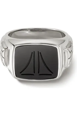 John Hardy Anillo ID Signet en plata de ley