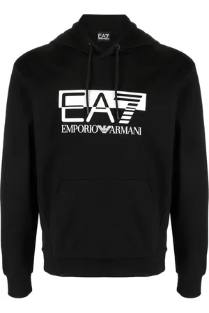 EA7 Hoodie con logo estampado