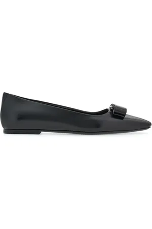 Salvatore Ferragamo Flats con moño Vara