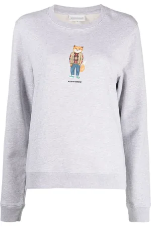 Maison Kitsuné Sudadera con zorro estampado