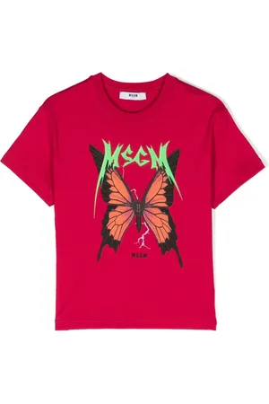 Msgm Playera con logo estampado
