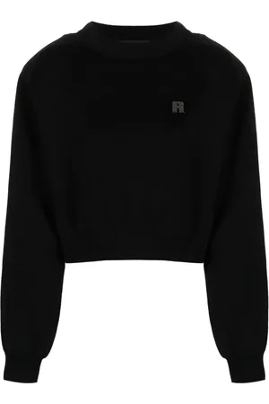 ROTATE Sudadera con cuello redondo y logo estampado