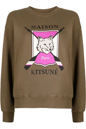 Maison Kitsuné Sudadera con estampado Fox