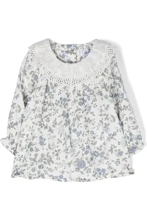Tartine Et Chocolat Blusa con estampado floral y cuello festoneado