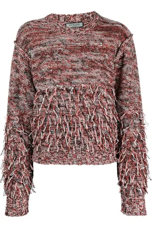 Durazzi Milano Sudadera con detalle de flecos