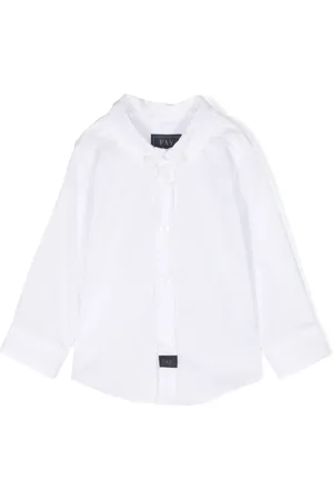 FAY Camisa con parche del logo