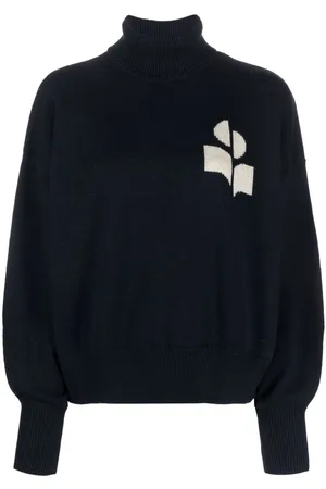Marant Etoile Suéter Nash con logo en intarsia