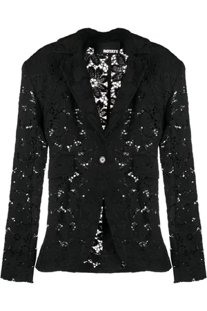ROTATE Blazer con botones y encaje floral