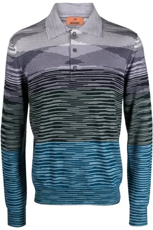 Missoni Playera tipo polo con rayas estampadas