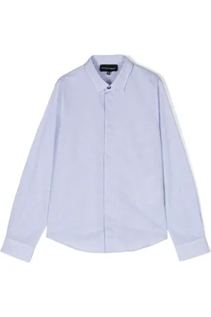 Emporio Armani Camisa con logo bordado